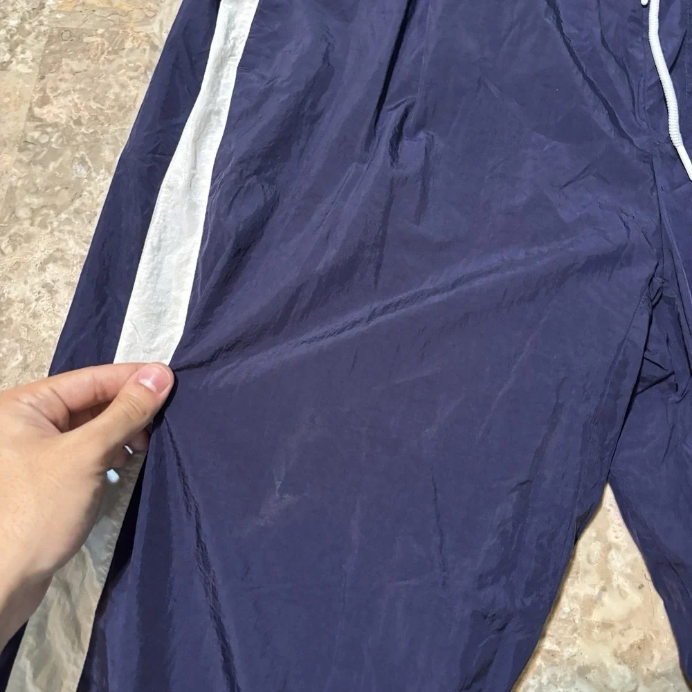Nike Air Jordan Track Pants Mens 2XL Blue Diamond Nylon Crinkly Gym AQ2686